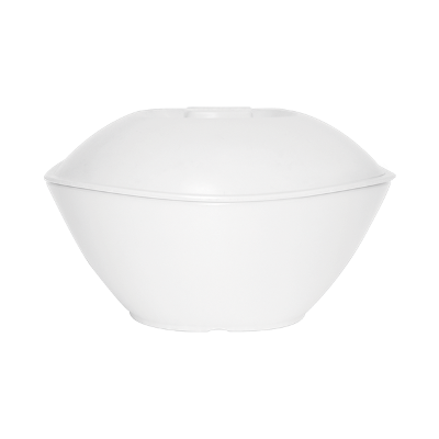 SQUARE ROUND SERVING BOWL (WITH LID)