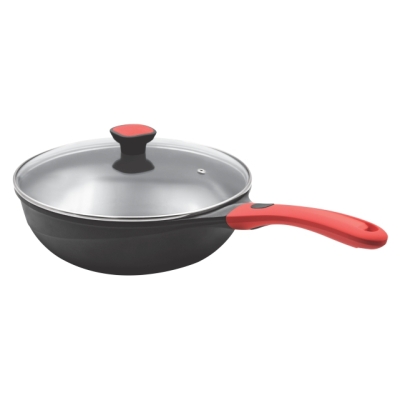 DIE-CAST FRY PAN (WITH GLASS LID)